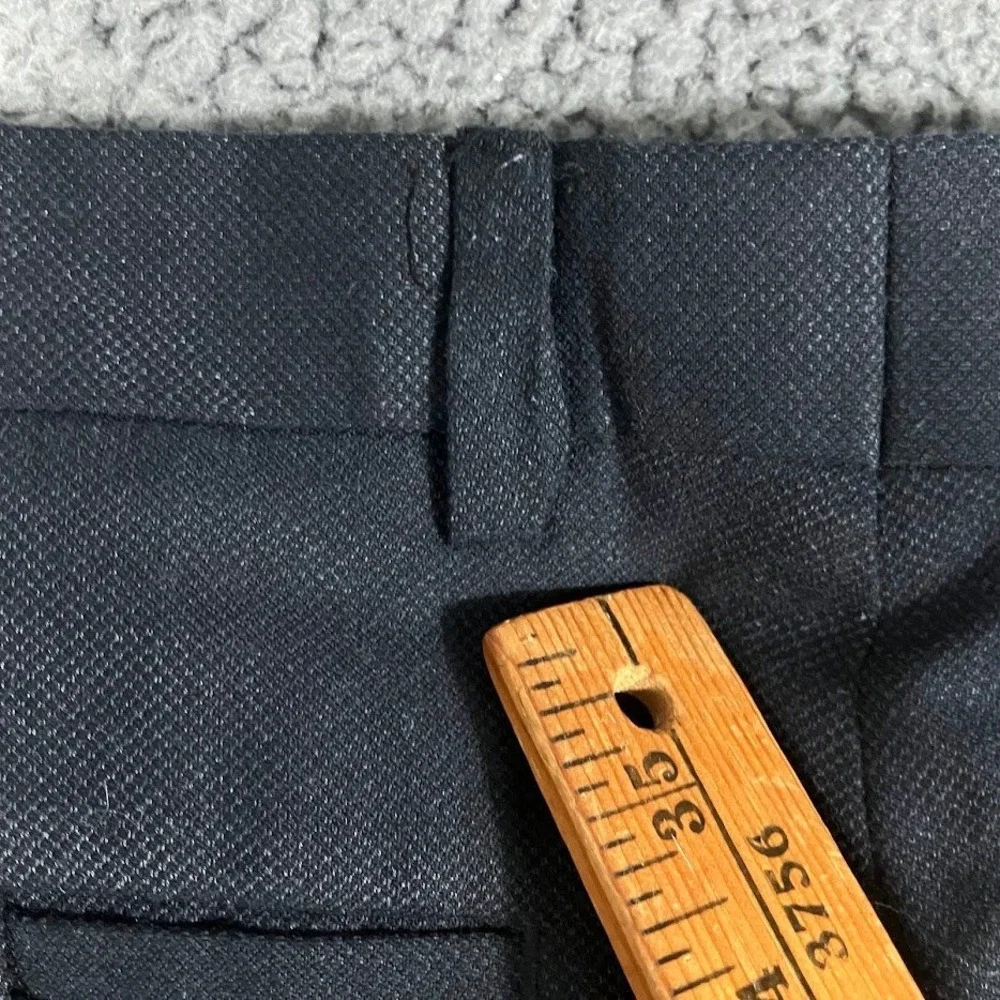 Banana Republic Mens Tailored Slim Fit Dress Pants Dark Navy 34x30